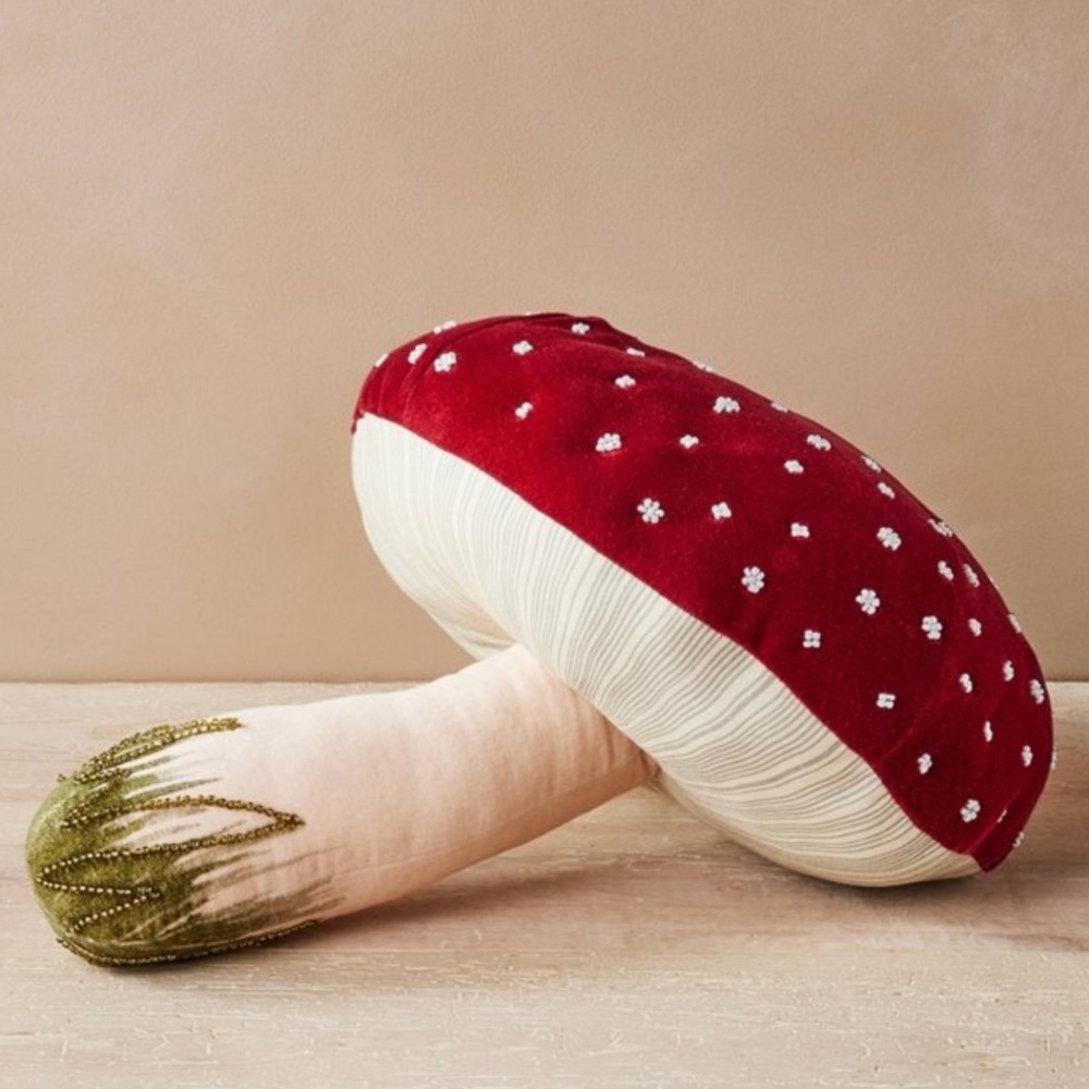 John Derian Mushroom Pillow 🍄 - Picture 2 of 16